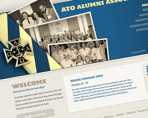 ATO Alumni Association Website