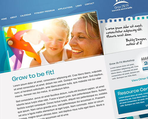 Grow To Be Fit Website