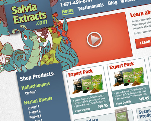 Salvia Extracts Website